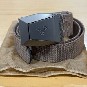 BULLIANT Tactical Belt for Men, Men Stretch Nylon Web Gift Belt 1.5"-Hiking New